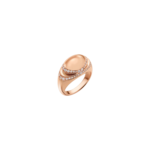 Accedi al prodotto correlato Bulgari ANELLO CABOCHON IN ORO ROSA E DIAMANTI - AN860280