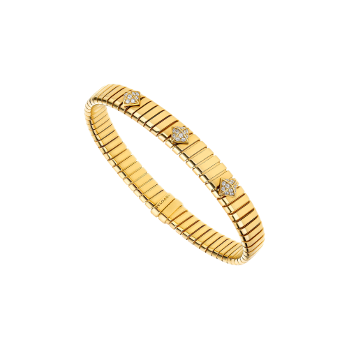 Accedi alla scheda di Bulgari BRACCIALE BVLGARI TUBOGAS IN ORO GIALLO E DIAMANTI - BR860071