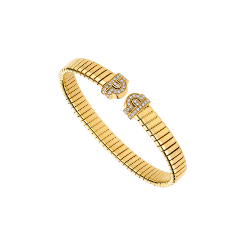 Accedi al prodotto correlato Bulgari BRACCIALE BVLGARI TUBOGAS IN ORO GIALLO E DIAMANTI - BR860299