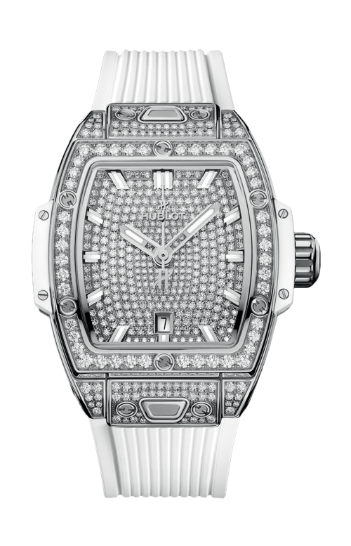 Accedi alla scheda di Hublot SPIRIT OF BIG BANG STEEL WHITE FULL PAV&Eacute; 32 MM - 682.SE.9000.RW.1604