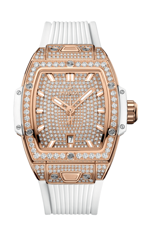Accedi alla scheda di Hublot SPIRIT OF BIG BANG KING GOLD WHITE FULL PAV&Eacute; 32 MM - 682.OE.9000.RW.1604