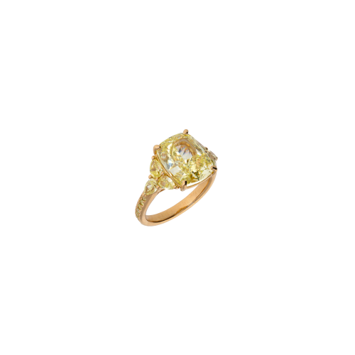 Accedi alla scheda di Bartorelli Italian Jewels ANELLO SOLITARIO IN ORO ROSA CON DIAMANTI FANCY YELLOW CERTIFICATO GIA - 000-5613NS