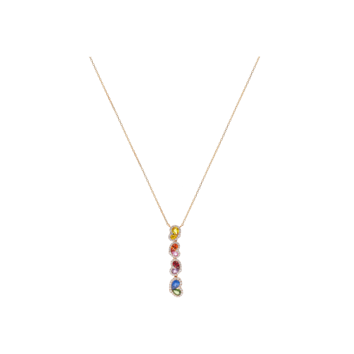 Accedi al prodotto correlato Bartorelli Italian Jewels COLLANA IN ORO ROSA CON ZAFFIRI MUTICOLOR E DIAMANTI BIANCHI - AN3712/MS