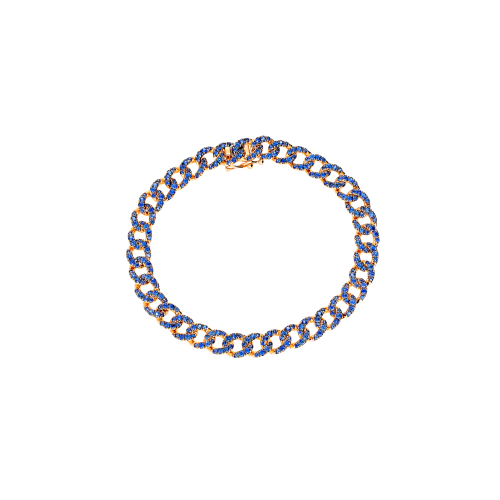 Accedi al prodotto correlato Bartorelli Italian Jewels BRACCIALE GROUMETTE IN ORO ROSA FULL PAV&Eacute; DI ZAFFIRI BLU - 234-5631