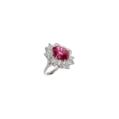 Accedi alla scheda di Bartorelli Italian Jewels ANELLO FIORE GRANDE IN ORO BIANCO CON TORMALINA ROSA E DIAMANTI - 159-C678