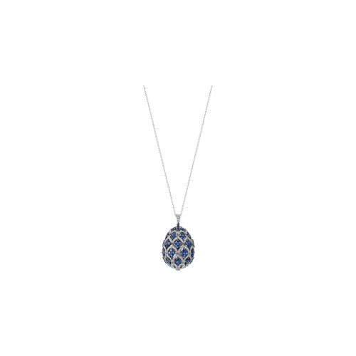 Accedi alla scheda di Faberg&eacute; OVETTO FABERG&Eacute; IMPERIALE ZENYA IN ORO BIANCO CON DIAMANTI E ZAFFIRI BLU - 179FP1088