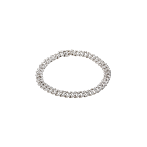 Accedi al prodotto correlato Bartorelli Italian Jewels BRACCIALE GROUMETTE IN ORO BIANCO FULL PAV&Eacute; DI DIAMANTI - 216-CR1048