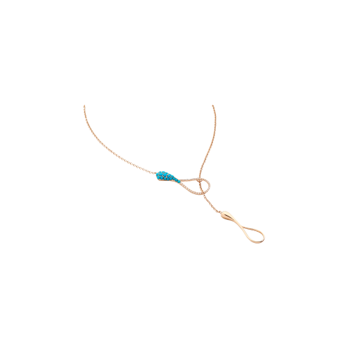 Accedi alla scheda di Dada Arrigoni COLLANA Y-SHAPE ELIKA 5 CRUISE IN ORO ROSA CON DIAMANTI E TURCHESE - DEK17CARRTUDI