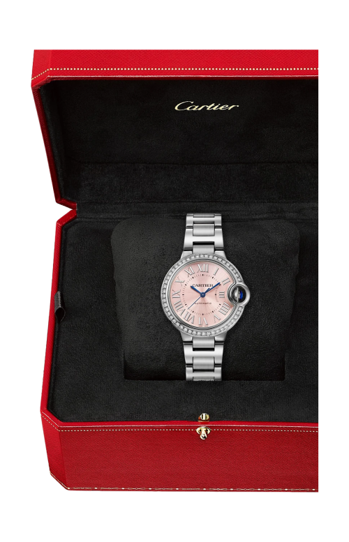 Accedi alla scheda di Cartier BALLON BLEU DE CARTIER 33 MM, AUTOMATICO, ACCIAIO, DIAMANTI - W4BB0037