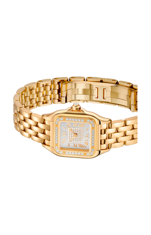 Accedi al prodotto correlato Cartier PANTH&Egrave;RE DE CARTIER MODELLO PICCOLO, ORO GIALLO, DIAMANTI, QUARZO - WJPN0094