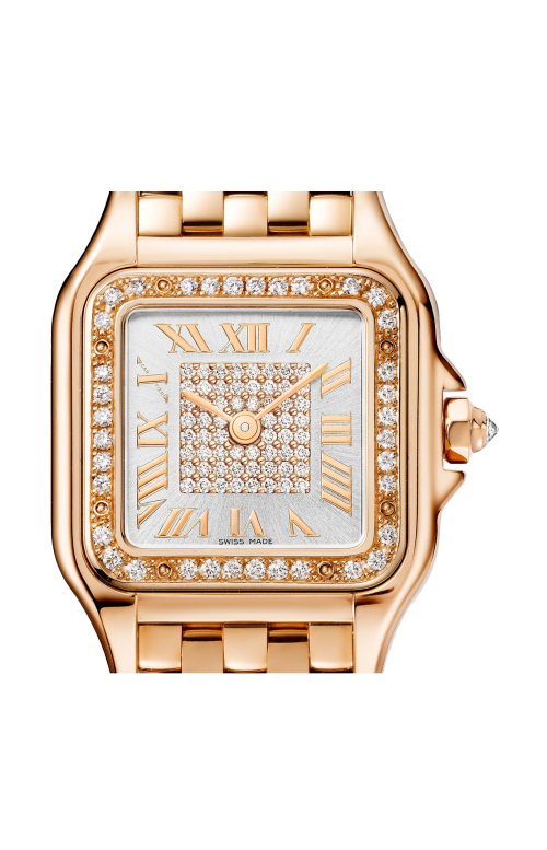 Accedi alla scheda di Cartier PANTH&Egrave;RE DE CARTIER MODELLO PICCOLO, ORO ROSA, DIAMANTI, QUARZO - WJPN0091