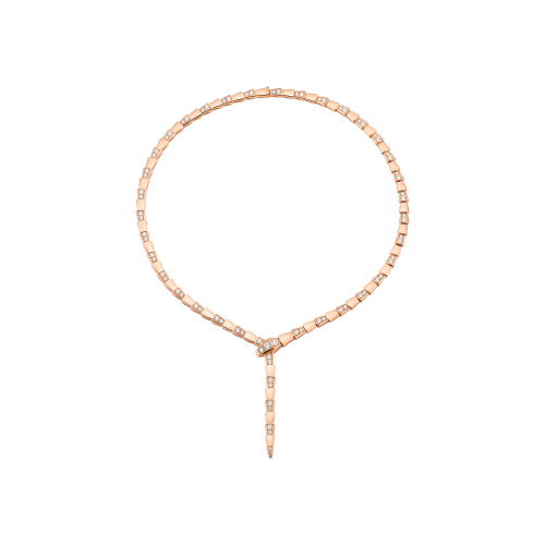Accedi al prodotto correlato Bulgari COLLANA SERPENTI SOTTILE IN ORO ROSA 18 CARATI E DIAMANTI MEZZO PAV&Eacute; - CL857906