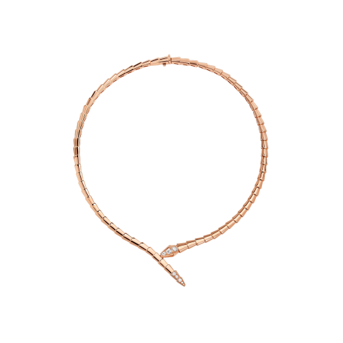 Accedi al prodotto correlato Bulgari COLLANA  SERPENTI VIPER IN ORO ROSA E DIAMANTI - CL860213