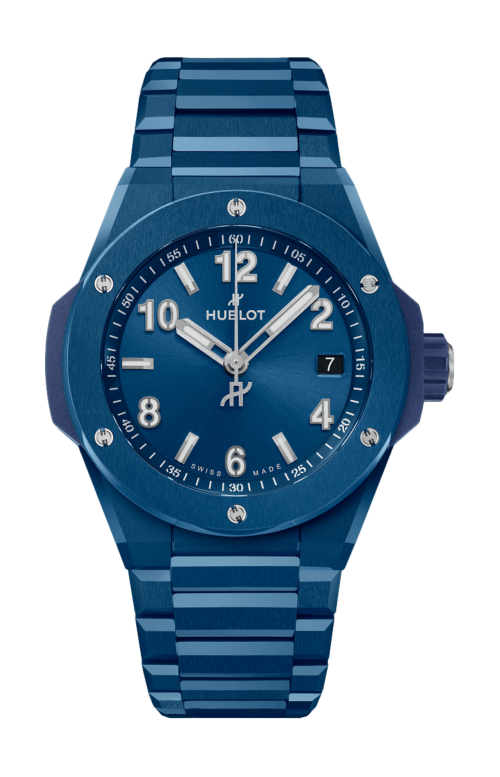 Accedi alla scheda di Hublot BIG BANG INTEGRATED TIME ONLY BLUE CERAMIC 38 MM - 457.EX.7170.EX