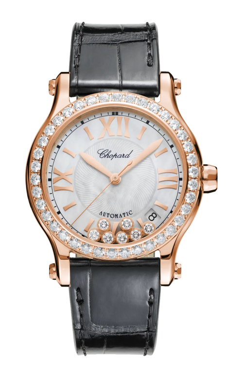 Accedi alla scheda di Chopard HAPPY SPORT 36 MM, AUTOMATICO, ORO ROSA ETICO, DIAMANTI - 274808