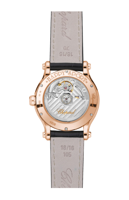 Accedi alla scheda di Chopard HAPPY SPORT 36 MM, AUTOMATICO, ORO ROSA ETICO, DIAMANTI - 274808