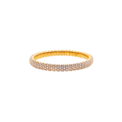 Accedi al prodotto correlato Bartorelli Italian Jewels BRACCIALE ELASTICO IN ORO ROSA CON PAV&Eacute; DI DIAMANTI BIANCHI - 285-3040
