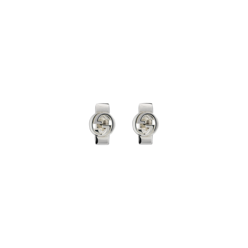 Accedi al prodotto correlato Gucci ORECCHINI A CERCHIO GUCCI INTERLOCKING LARGHI IN ARGENTO - YBD796346001