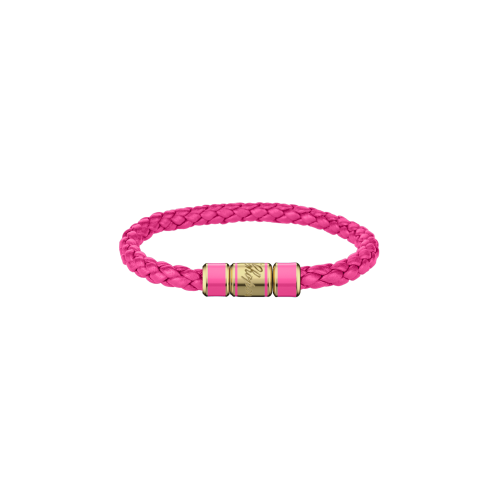 Accedi al prodotto correlato Chopard CHOPARD - BRACCIALE SIGNATURE, PELLE FUCSIA, METALLO DORATO ANTICATO - 95016