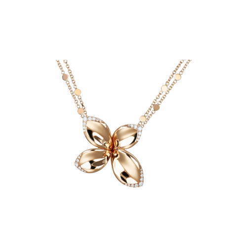 Accedi alla scheda di Pasquale Bruni COLLANA GIARDINI SEGRETI IN ORO ROSA E DIAMANTI - 16454R