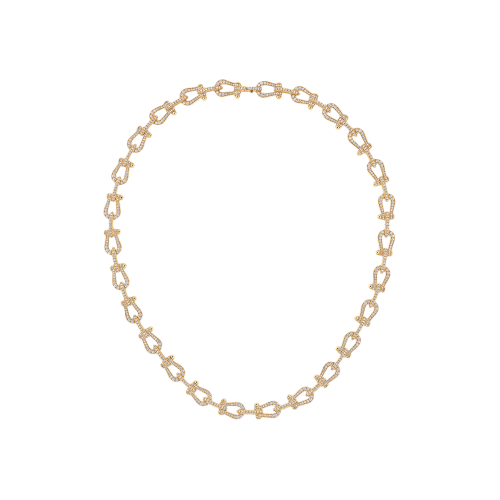 Accedi alla scheda di Fred COLLANA MULTICATENA FORCE 10 MODELLO MEDIO IN ORO GIALLO E DIAMANTI - 7J0285