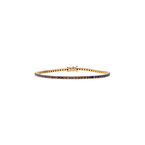 Accedi alla scheda di Bartorelli Italian Jewels BRACCIALE TENNIS IN ORO ROSA E DIAMANTI NERI - 329-L1051-E-U