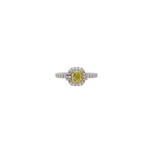 Accedi al prodotto correlato Bartorelli Italian Jewels ANELLO SOLITARIO IN ORO BIANCO CON DIAMANTE FANCY YELLOW E PAV&Eacute; DI DIAMANTI BIANCHI - 000-4935-326