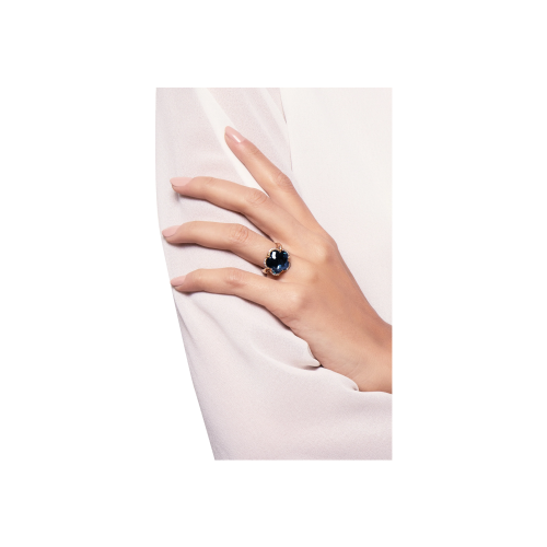 Accedi alla scheda di Pasquale Bruni ANELLO BON TON IN ORO ROSA CON TOPAZIO BLU LONDON E DIAMANTI - 15241R