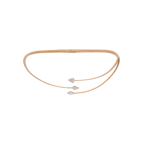 Accedi alla scheda di Bartorelli Italian Jewels COLLANA GIROCOLLO RIGIDA RAMI IN ORO ROSA E DIAMANTI - VNH04887DP