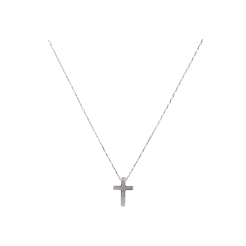 Accedi alla scheda di Bartorelli Italian Jewels COLLANA IN ORO BIANCO CON CIONDOLO CROCE CON DIAMANTI - BACO0062