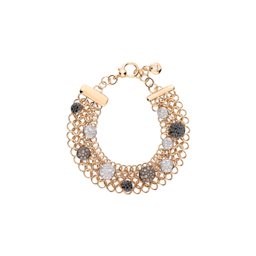 Accedi alla scheda di Pomellato BRACCIALE SABBIA IN ORO ROSA CON DIAMANTI BIANCHI, DIAMANTI BROWN E DIAMANTI BLACK TRATTATI - PBC3053O7BWRDBX00