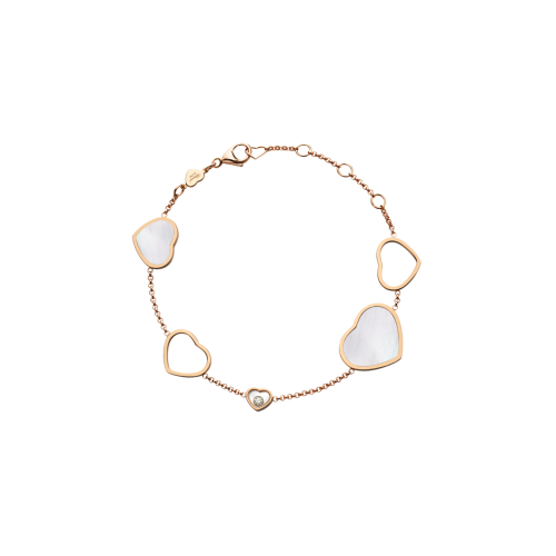 Accedi alla scheda di Chopard CHOPARD - BRACCIALE HAPPY HEARTS, ORO ROSA ETICO, DIAMANTE, MADREPERLA - 857482