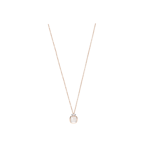 Accedi alla scheda di Pomellato COLLANA NUDO MINI ORO ROSA CON TOPAZIO MILKY E BRILLANTI BIANCHI - PCC5020O6WHRDBQLT