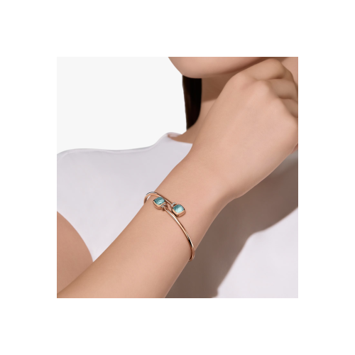Accedi alla scheda di Pomellato BRACCIALE NUDO MINI ORO ROSA CON TOPAZIO AZZUTTO E BRILLANTI BIANCHI - PBC5020O6WHRDB0YY