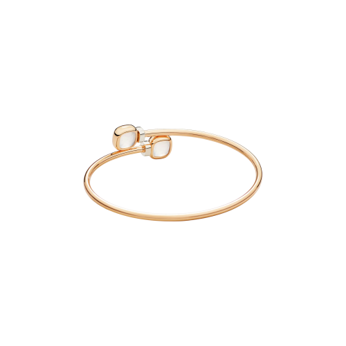 Accedi alla scheda di Pomellato BRACCIALE NUDO MINI ORO ROSA CON TOPAZIO MILKY E DIAMANTI BIANCHI - PBC5020O6WHRDBQLT
