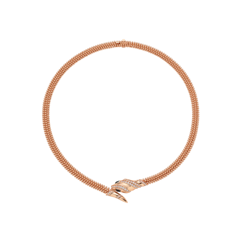 Accedi alla scheda di Bulgari COLLANA CHOKER SERPENTI PALLINI IN ORO ROSA, DIAMANTI E OCCHI IN ONICE - CL860368