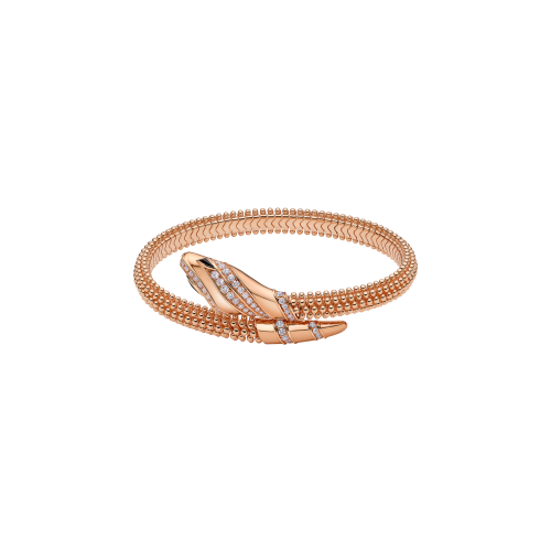 Accedi alla scheda di Bulgari BRACCIALE SERPENTI PALLINI IN ORO ROSA, DIAMANTI E OCCHI IN ONICE - BR859857 