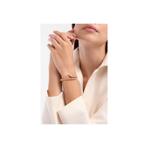 Accedi alla scheda di Bulgari BRACCIALE SERPENTI PALLINI IN ORO ROSA, DIAMANTI E OCCHI IN ONICE - BR859857 