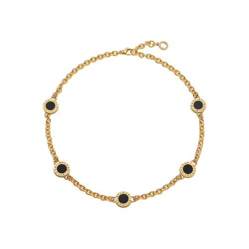Accedi alla scheda di Bulgari COLLANA BVLGARI BVLGARI 50TH ANNIVERSARY IN ORO GIALLO CON ELEMENTI IN MADREPERLA E ONICE - CL860454