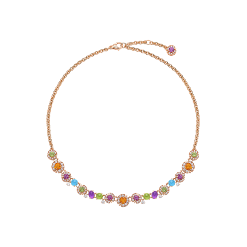 Accedi alla scheda di Bulgari COLLANA ALLEGRA IN ORO ROSA, DIAMANTI E PIETRE COLORE - CL860581