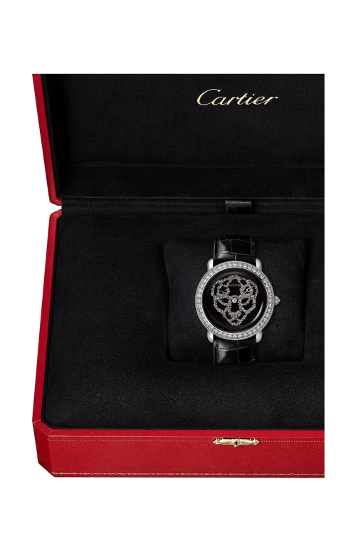 Accedi alla scheda di Cartier R&Eacute;V&Eacute;LATION D&rsquo;UNE PANTH&Egrave;RE 37 MM, MANUALE, ORO BIANCO, DIAMANTI - HPI01430