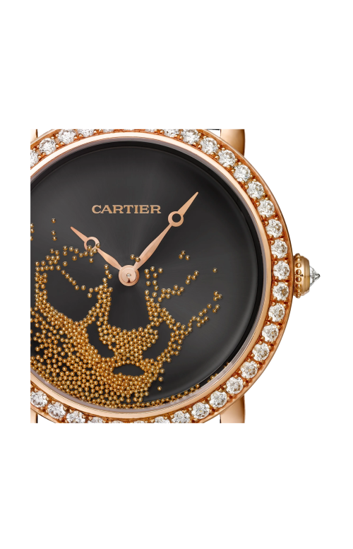 Accedi alla scheda di Cartier R&Eacute;V&Eacute;LATION D&rsquo;UNE PANTH&Egrave;RE 37 MM, MANUALE, ORO ROSA, DIAMANTI - HPI01259