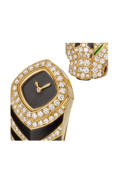 Accedi alla scheda di Cartier LA PANTH&Egrave;RE DE CARTIER, MISURA 18, ORO GIALLO, DIAMANTI, SMERALDO, QUARZO - HPI01748