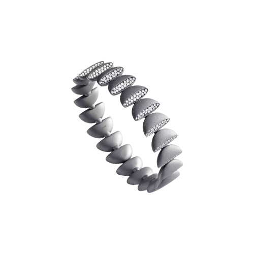 Accedi alla scheda di Vhernier BRACCIALE ECLISSE ENDLESS IN TITANIO E DIAMANTI - TG0979BR332