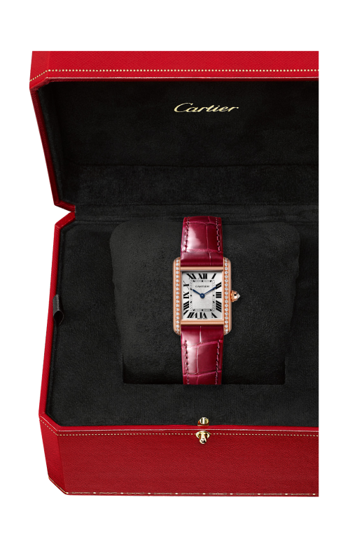 Accedi alla scheda di Cartier TANK LOUIS CARTIER, MODELLO PICCOLO, ORO ROSA, DIAMANTI, MANUALE - WJTA0037