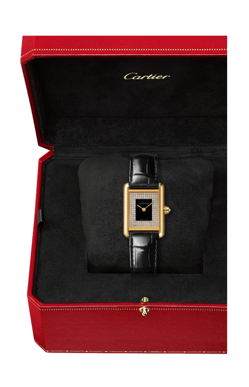 Accedi alla scheda di Cartier TANK LOUIS CARTIER, MODELLO PICCOLO, ORO ROSA, DIAMANTI, QUARZO - WGTA0269