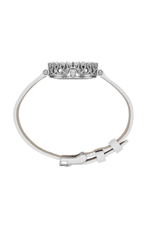 Accedi alla scheda di Chopard L'HEURE DU DIAMANT ROUND 26 MM, MANUALE, ORO ETICO BIANCO, DIAMANTI - 13A178