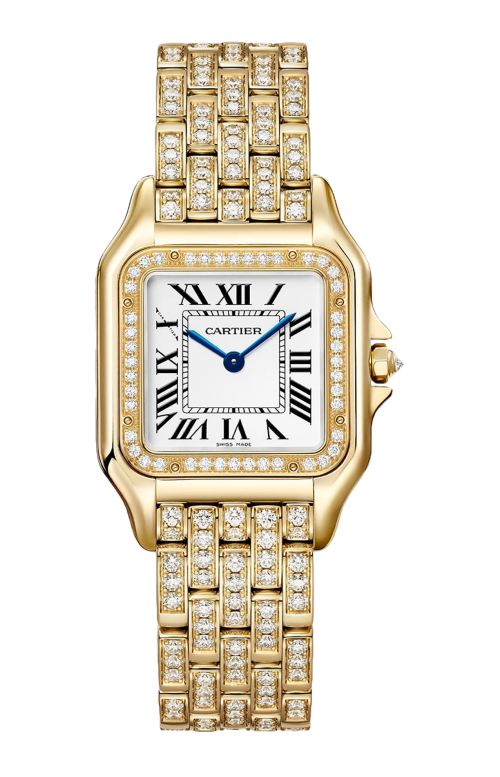 Accedi alla scheda di Cartier PANTH&Egrave;RE DE CARTIER, MODELLO MEDIO, ORO GIALLO, DIAMANTI, QUARZO - WJPN0060