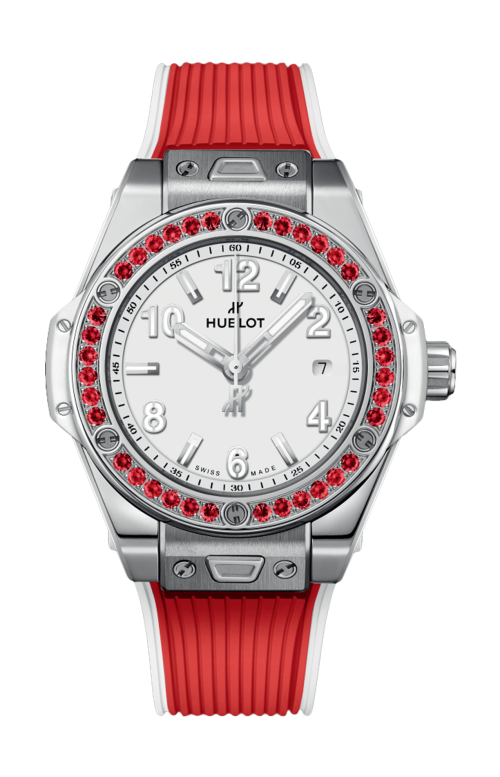 Accedi alla scheda di Hublot BIG BANG ONE CLICK JOYFUL STEEL RED 33 MM - 485.SR.2210.RX.1213