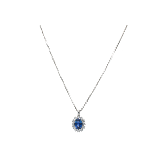 Accedi alla scheda di Bartorelli Italian Jewels COLLANA IN ORO BIANCO CON ZAFFIRO BLU E DIAMANTI BIANCHI - 234-4138-A